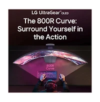 Lg 45" Curved UltraGear Oled 5K2K 330Hz Gaming Monitor