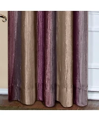 GoodGram Ombre Crushed Satin Sheer Single Window Curtains & Valances - 50 in. W x L