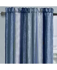 GoodGram Ombre Crushed Satin Sheer Single Window Curtains & Valances - 50 in. W x L