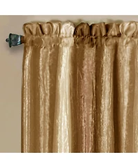 GoodGram Ombre Crushed Satin Sheer Single Window Curtains & Valances - 50 in. W x 84 L, Sage