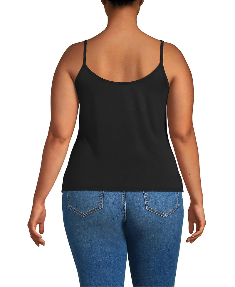 Lands' End Women's Plus Cooling V-neck Camisole