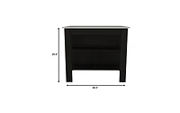 Slickblue Modern Kitchen Island with Storage Shelves and Drawer for Meal Prep and Organization