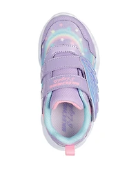 Skechers Toddler Girls S Lights: Twisty Glow Light-Up Fastening Strap Casual Sneakers from Finish Line