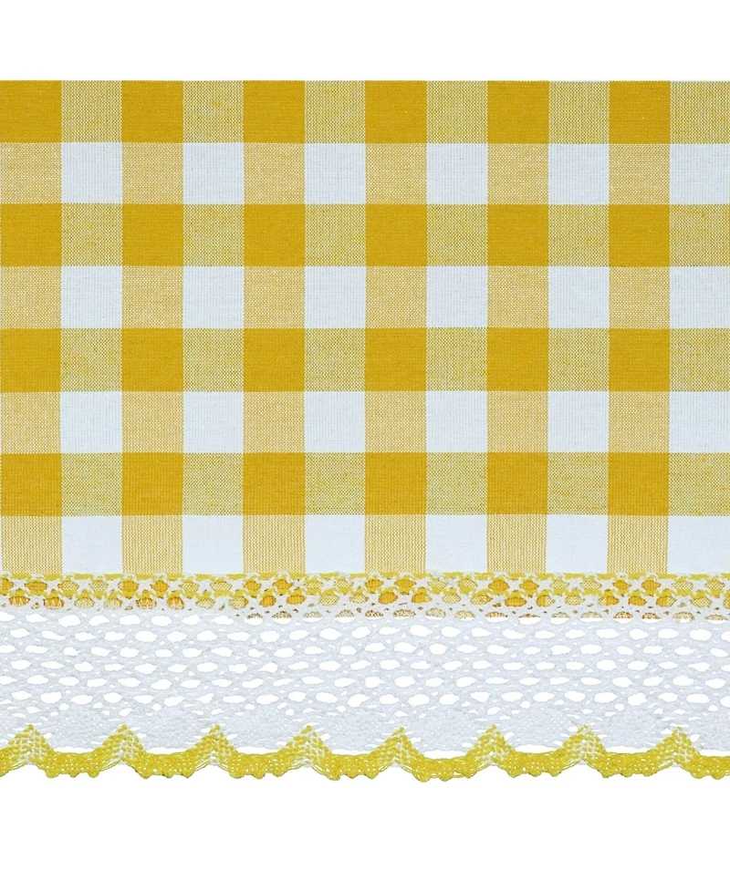GoodGram Buffalo Check Gingham Custom Window Curtain Treatments