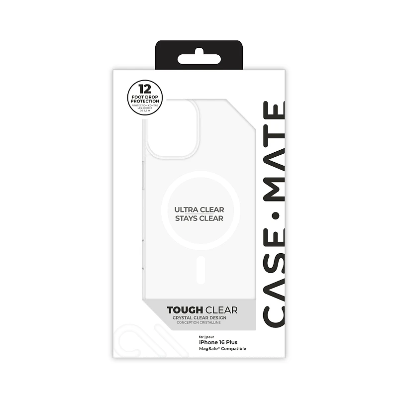 Case-Mate Tough MagSafe Case for Apple iPhone 16 Plus-Clear