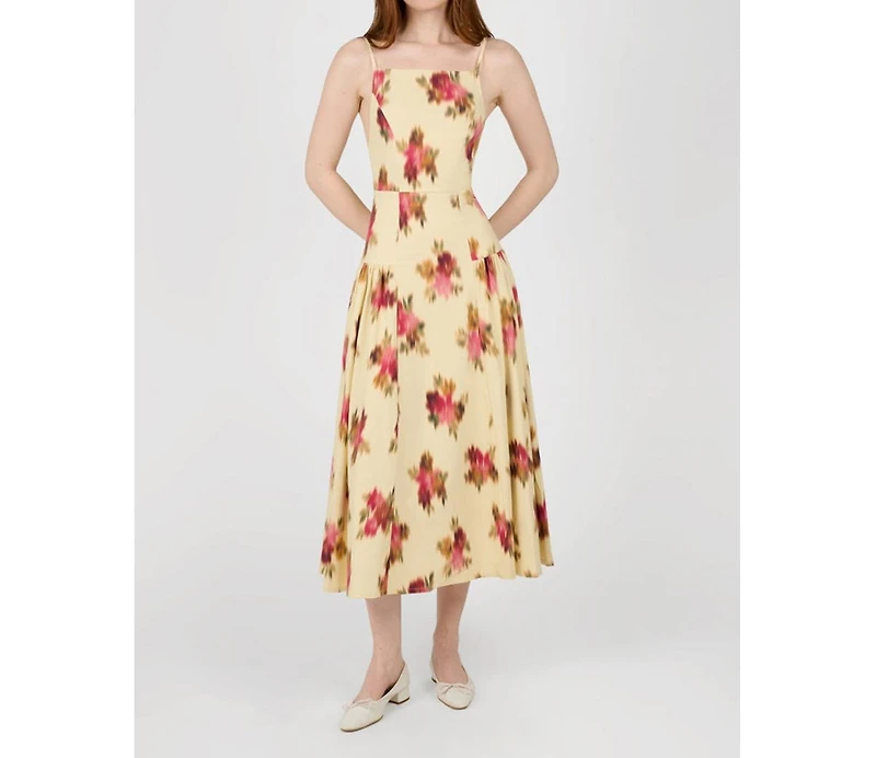 WeWoreWhat Women's Flare Panel Midi Dress