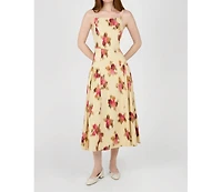 WeWoreWhat Women's Flare Panel Midi Dress