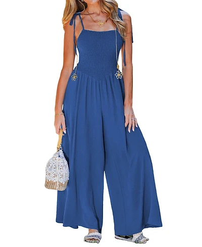 Cupshe Women's Just My Style Blue Jumpsuit