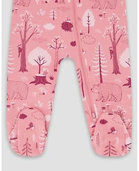 Deux par Baby Girl One-Piece Cotton Pajama Pink for est