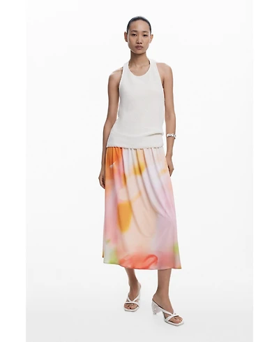 Desigual Women's 2-in-1 long gradient dress
