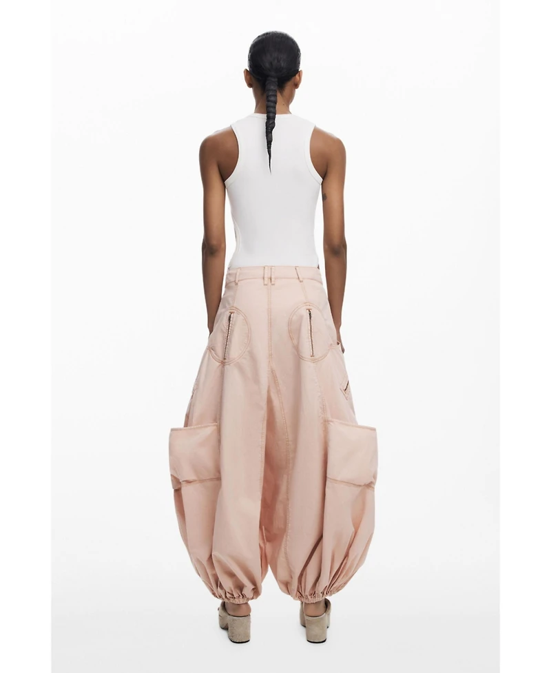 Desigual Women's Fluid cargo pants