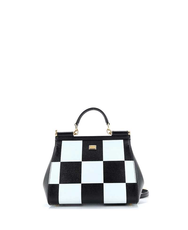 Pre-Owned Dolce & Gabbana Medium Miss Sicily Bag Printed Leather