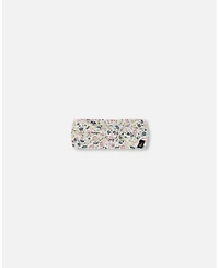 Deux par Deux Baby Girls Cotton Headband Off-White Floral