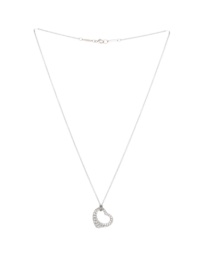 Pre-Owned Tiffany & Co. Elsa Peretti Open Heart Pendant Necklace