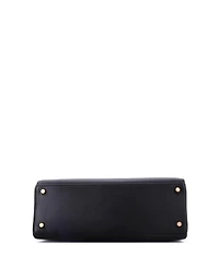 Pre-Owned Hermes Kelly 32 Handbag Black Gulliver with Gold Hardware