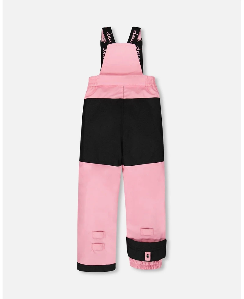 Deux par Girl Two-Piece Play Snowsuit with Printed Jacket Pink - Toddler|Child