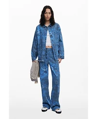 Desigual Women's Frayed paisley jacket