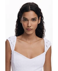 Desigual Women's Embroidered midi dress