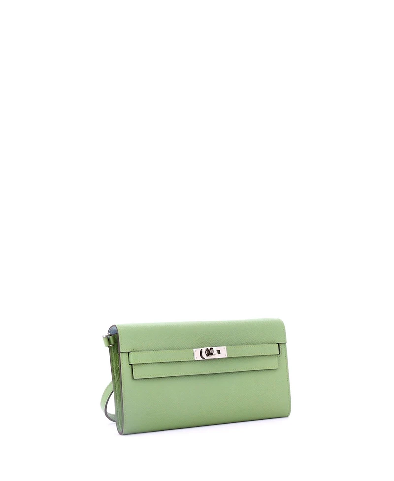 Pre-Owned Hermes Kelly To Go Wallet Verso Epsom