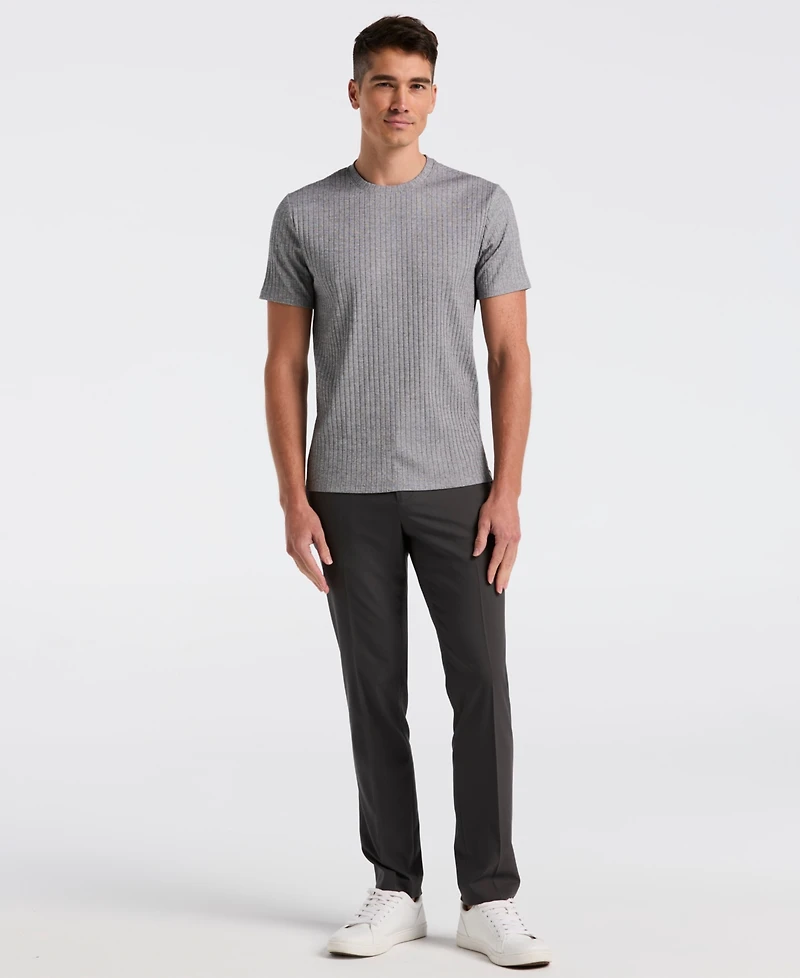 Perry Ellis Men's Slim-Fit Ribbed T-Shirt