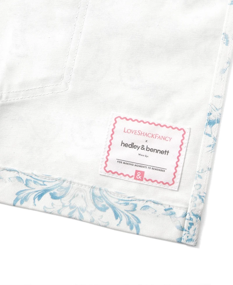 Hedley & Bennett LoveShackFancy 30" Cropped Essential Apron