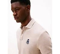 Tommy Hilfiger Men's Heathered Crest Regular Fit Polo Shirt