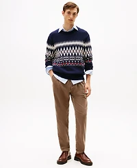 Tommy Hilfiger Men's Fair Isle Crewneck Sweater