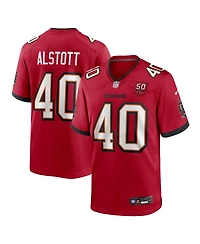 Nike Men's Mike Alstott Red Tampa Bay Buccaneers 50th Season Team Game Jersey