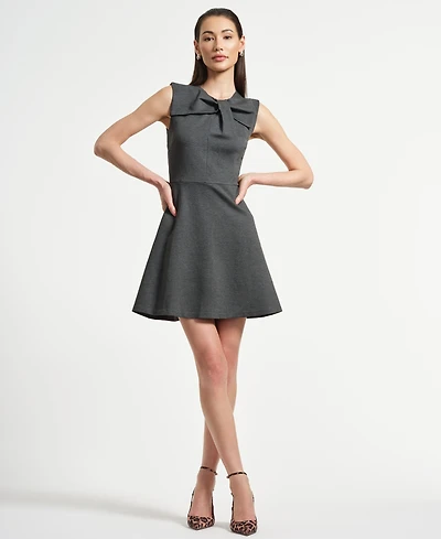Isaac Mizrahi Women's Sleeveless Swingy Bow Dress