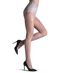 Natori Women's Neutral Animal Printed Sheer Tights