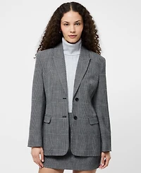French Connection Women's Owen Plaid Suit Blazer