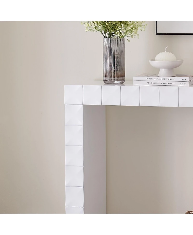 Kings Brand Furniture Turlock Wooden Console Table - Minimalist Sofa Table, Side Table, Entryway Table and Display Table