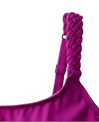 Lands' End Women's Macrame Tankini Top