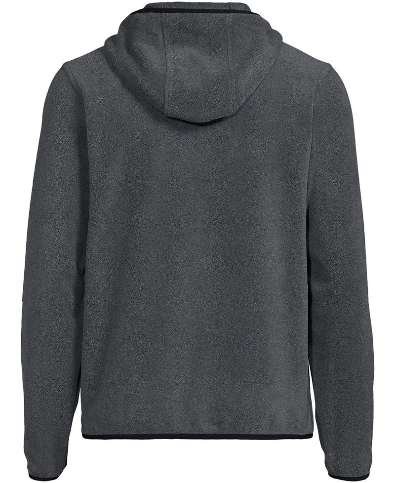 Lands' End Men's Anyweather Fleece Hooded Full Zip Jacket