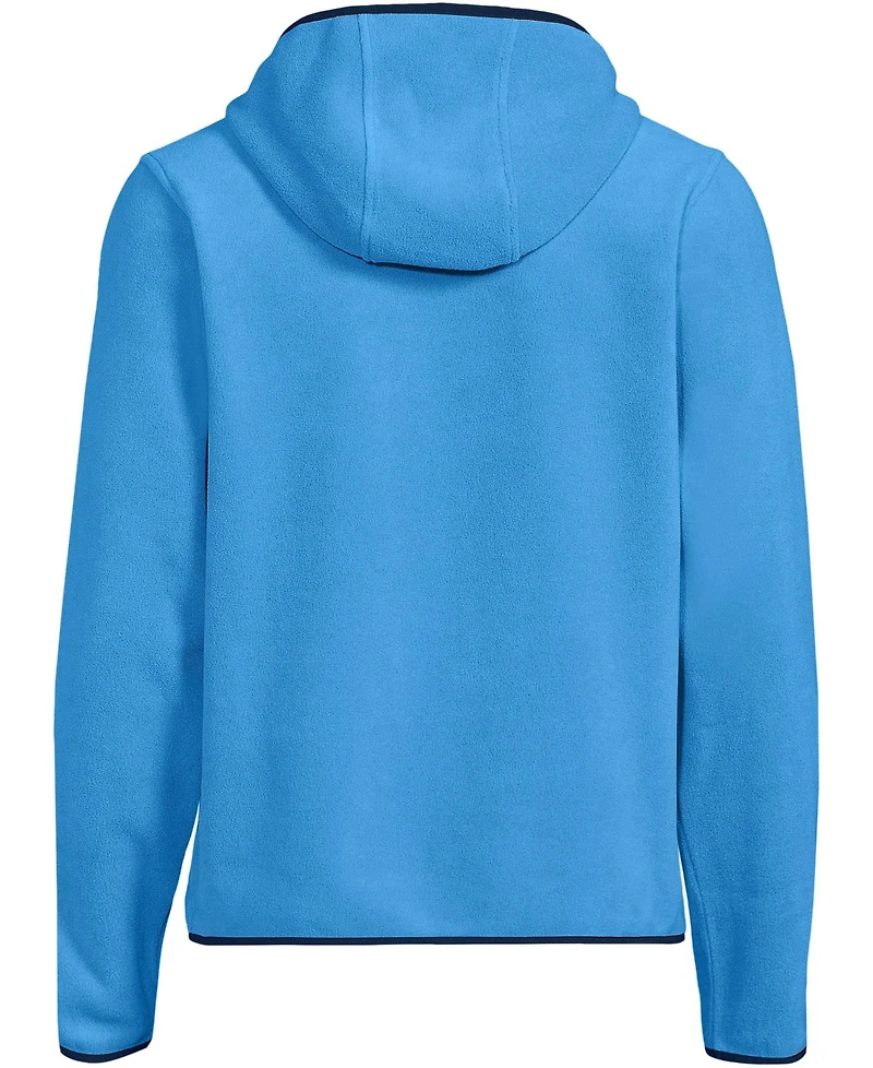 Lands' End Men's Anyweather Fleece Hooded Full Zip Jacket