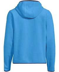 Lands' End Men's Anyweather Fleece Hooded Full Zip Jacket