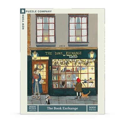 New York Puzzle Company The Book Exchange 1000 Piece Puzzle