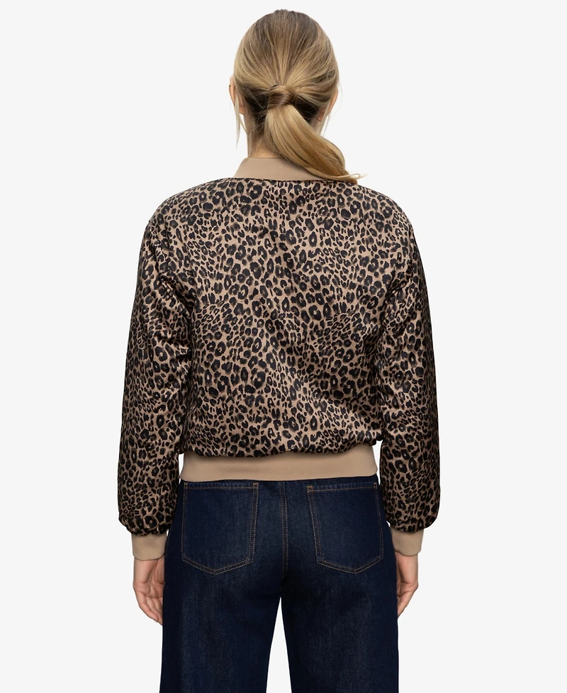 Sanctuary Women's Monroe Sateen Long Sleeve Bomber Jacket