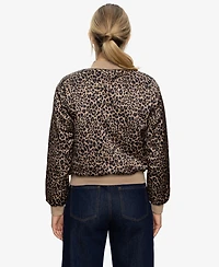 Sanctuary Women's Monroe Sateen Long Sleeve Bomber Jacket
