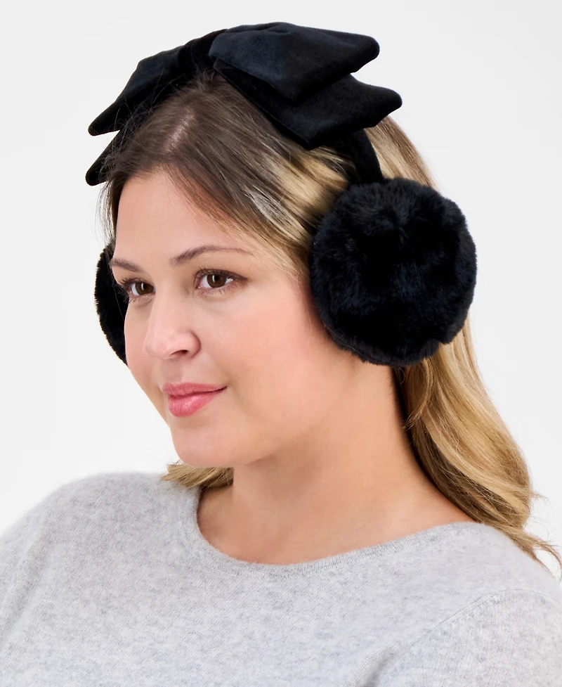 I.n.c. International Concepts Velvet Bow Earmuff Gift Box, Macy's Exclusive