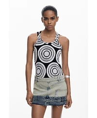 Desigual Women's Double-waist mini skirt