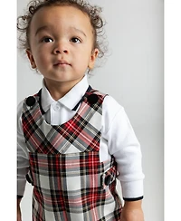 Florence Eiseman Baby Boys Plaid Shortall