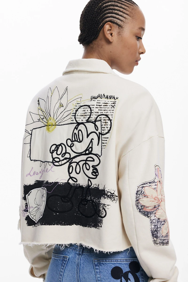 Desigual Women's Mickey sweatshirt-style jacket