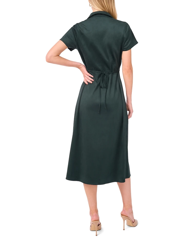 Vince Camuto Women's Tie-Back Button Down Dress