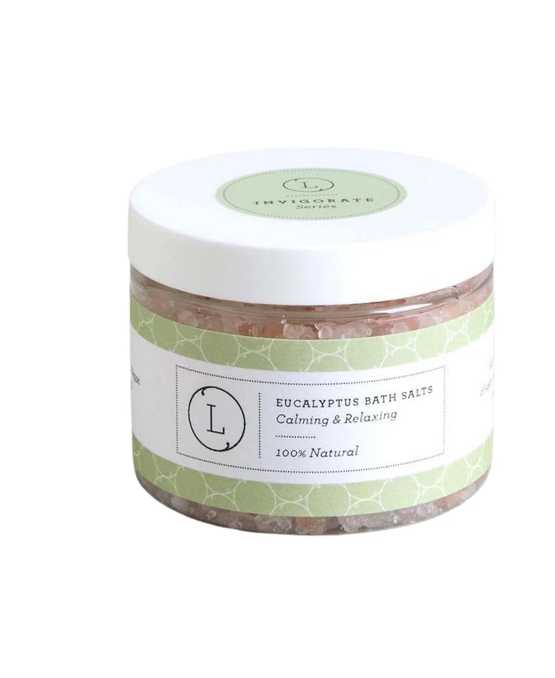 Lizush Natural Eucalyptus Bath Salt, 9oz