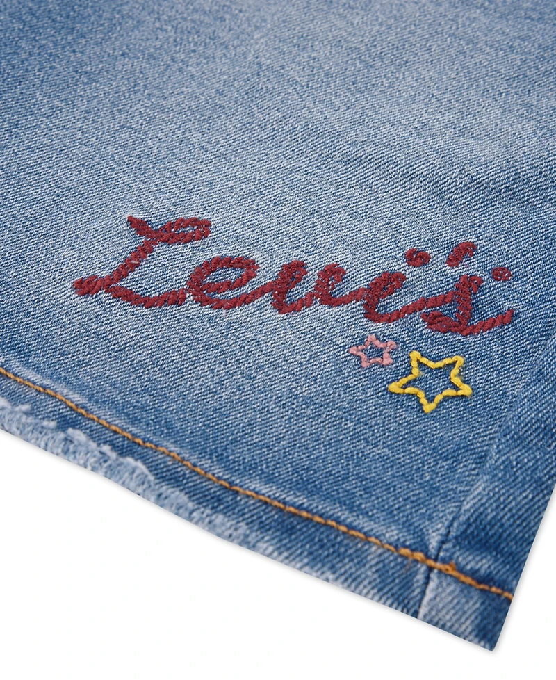 Levi's Big Girls Embroidered A-Line Skirtall Dress