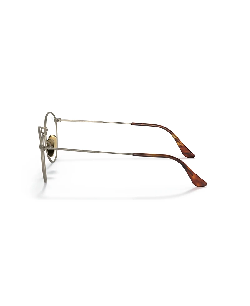 Ray-Ban Unisex Round Titanium Optics Eyeglasses