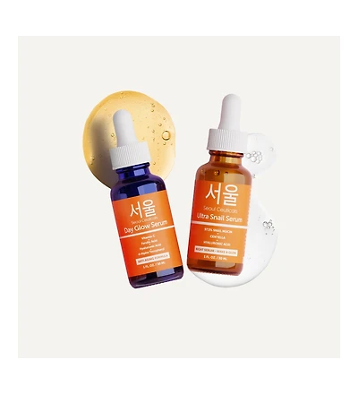 Seoul Ceuticals Korean Beauty Bundle Day & Night Serum Duo Kit