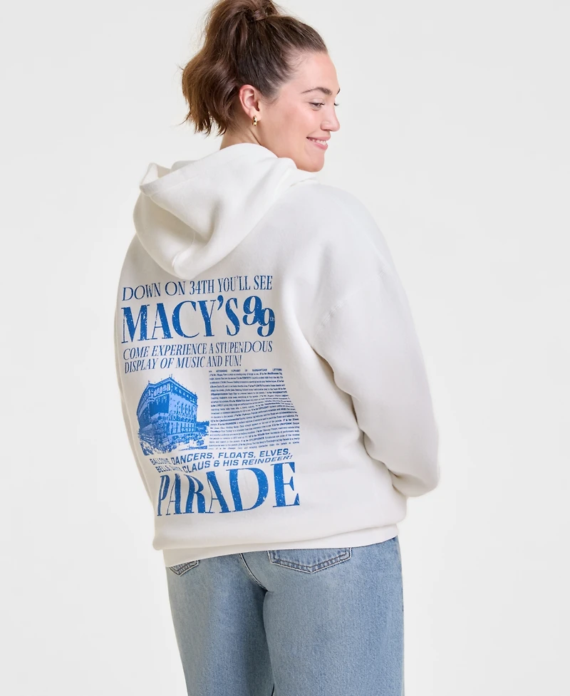 Macy's Thanksgiving Day Parade Unisex Cozy Comfort Hooded Sweatshirt, Exclusive