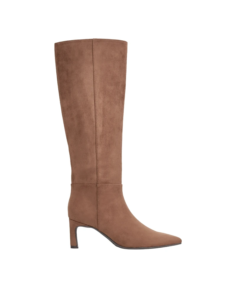 Marc Fisher Women's Leata Wide Calf Tall Pointy Toe Boots